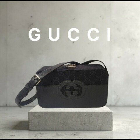 【全新】㊣✨GUCCI✨（附防塵袋）古馳 Interlocking G Crossbody Bag 725341 經典 老花 硬殼 壓釦 相機包肩背包 斜背包/雙G/二手包/保證正品🌳二手樹屋🌳