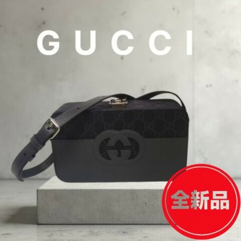 ✈️老闆出國不在‼️狂降甜價至4/5（原28800）【全新】㊣✨GUCCI✨（附防塵袋）古馳 Interlocking G Crossbody Bag 725341 經典 老花 硬殼 壓釦 相機包肩背包 斜背包/雙G/二手包/保證正品🌳二手樹屋🌳