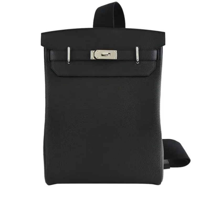 Hermes Hac a dos kelly #黑銀W刻-0