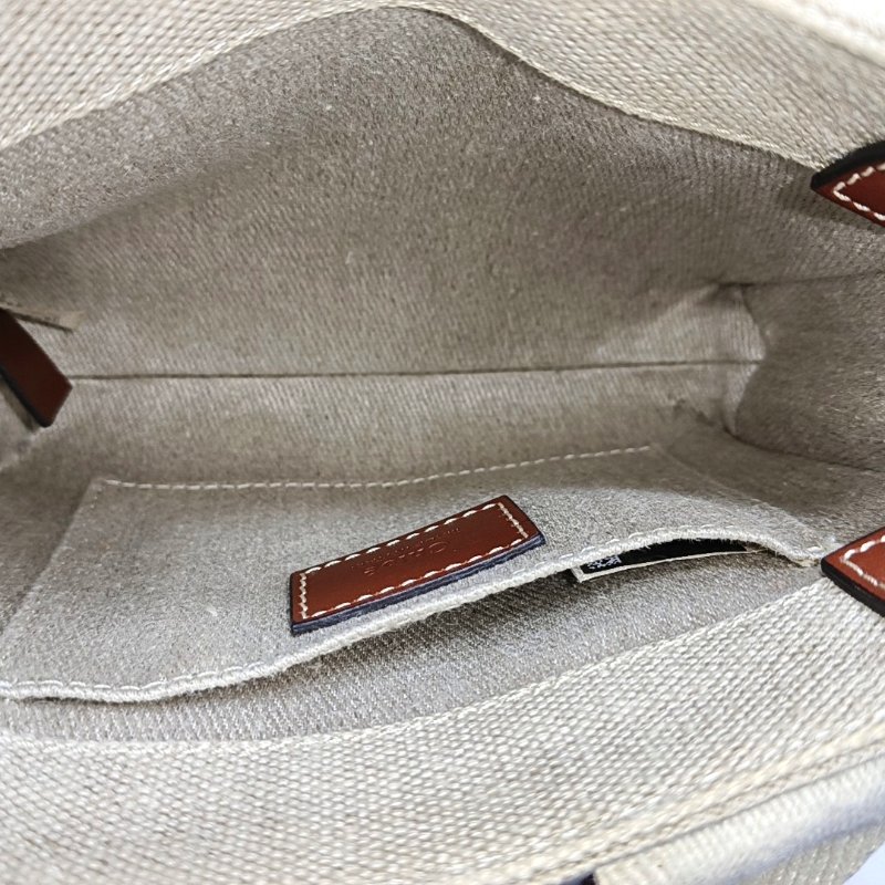 Chloé Woody 迷你 米色織物斜背包手提包肩背包-6