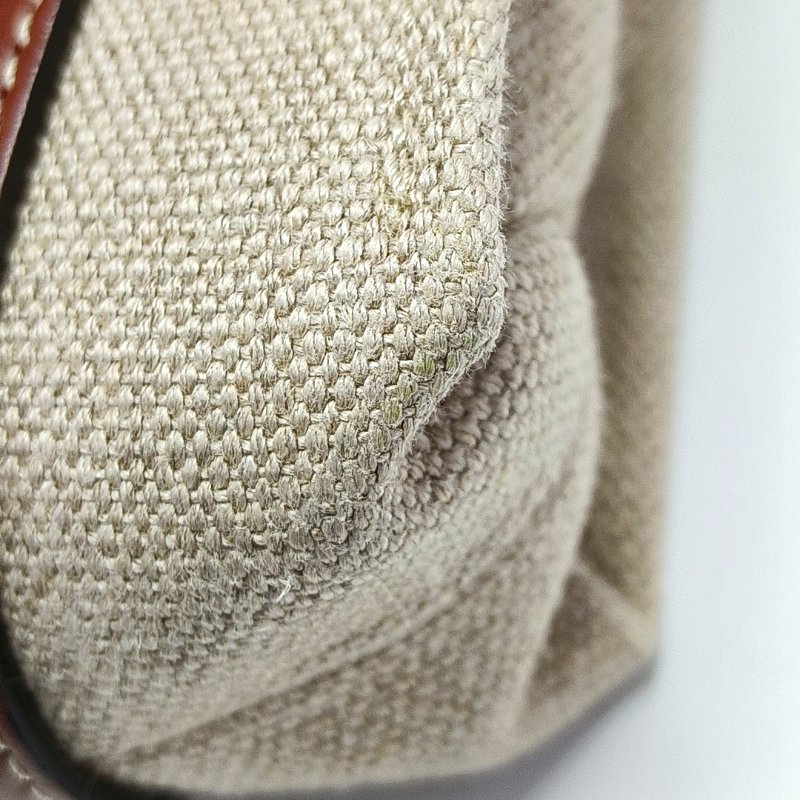 Chloé Woody 迷你 米色織物斜背包手提包肩背包-8