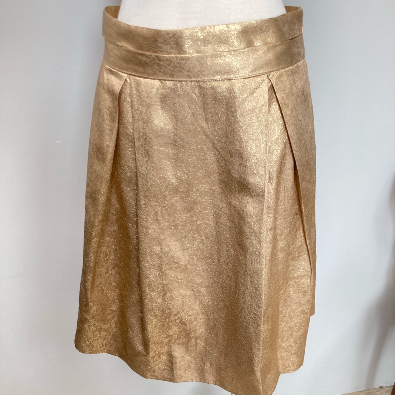 近新CHLOE 金色A line打折半身裙F38號-2