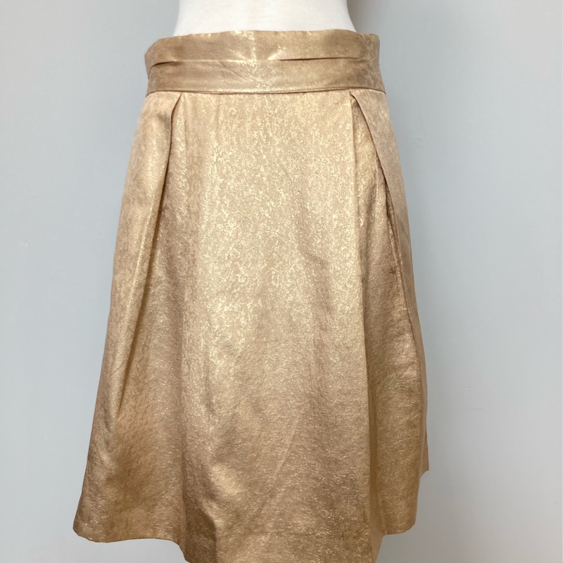 近新CHLOE 金色A line打折半身裙F38號-3