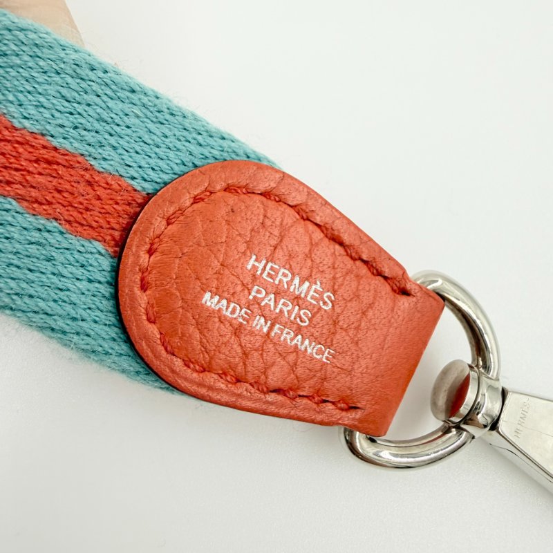 Hermes - 9T火焰橘TC銀釦╻Mini Evelyne 斜背包-20