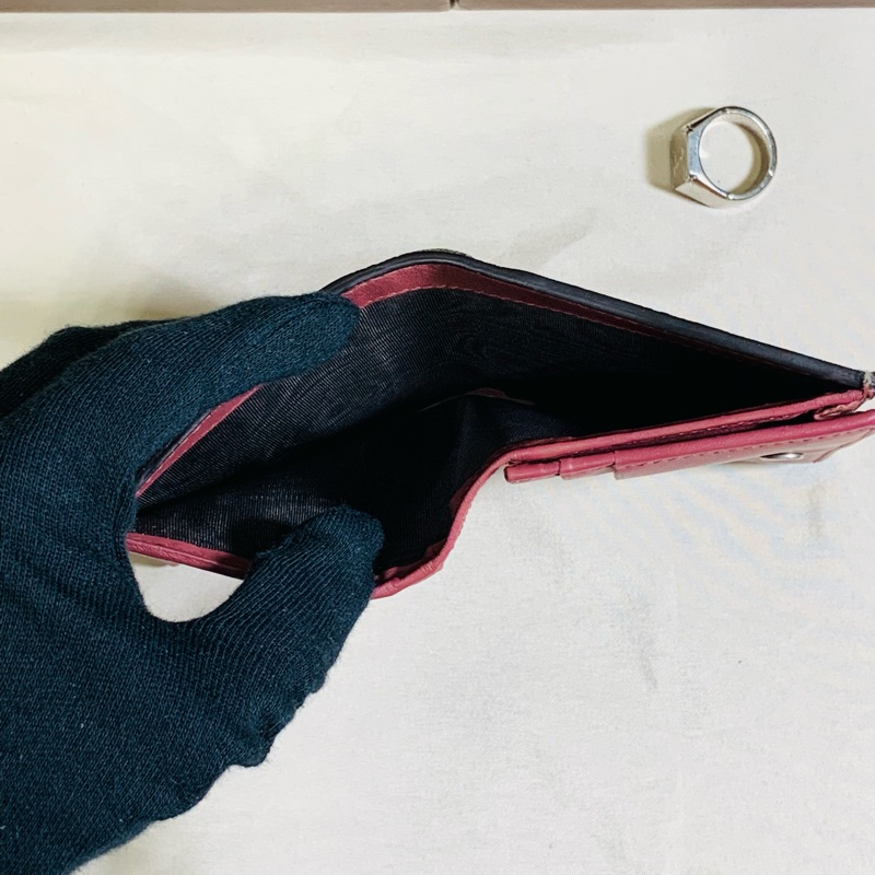 🌸典雅實用 Gucci 古馳限量花卉老花6卡短夾-4