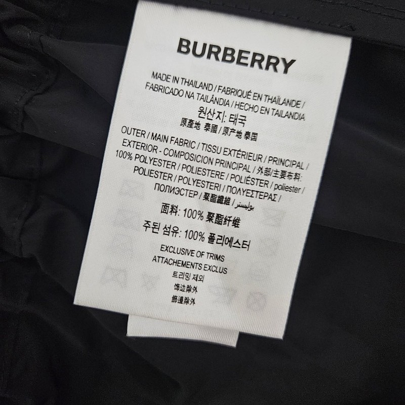 BURBERRY 黑白時尚風衣-9