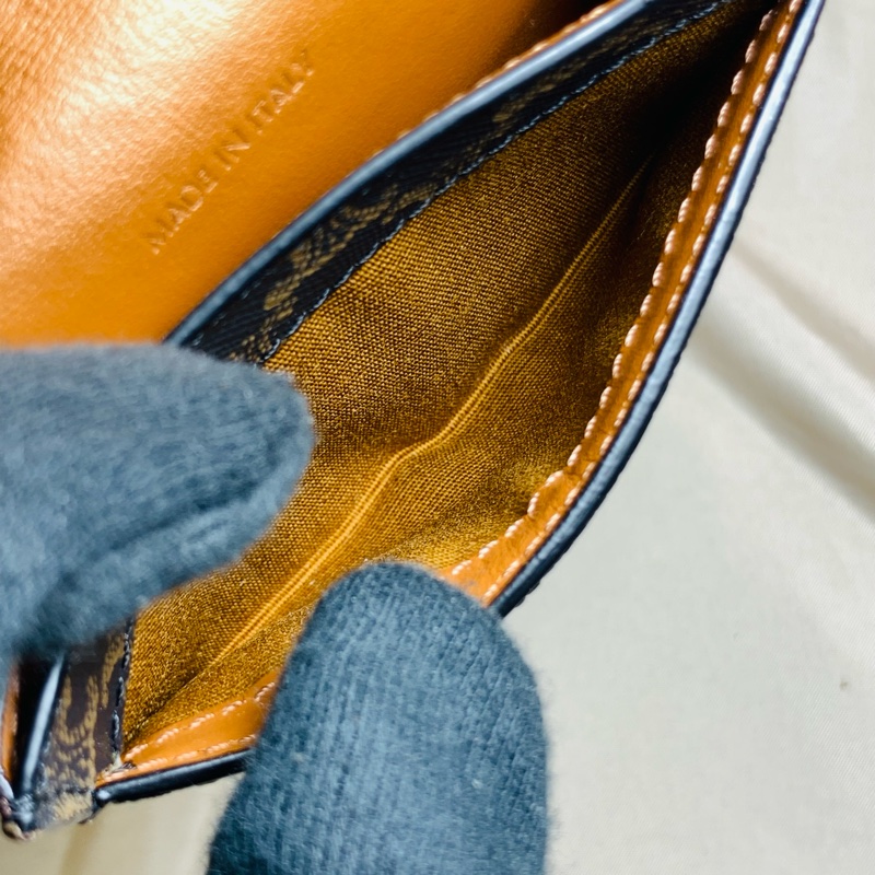 ✨近新閒置 Celine 詩琳 焦糖棕滿版老花手機包 斜背小包-8