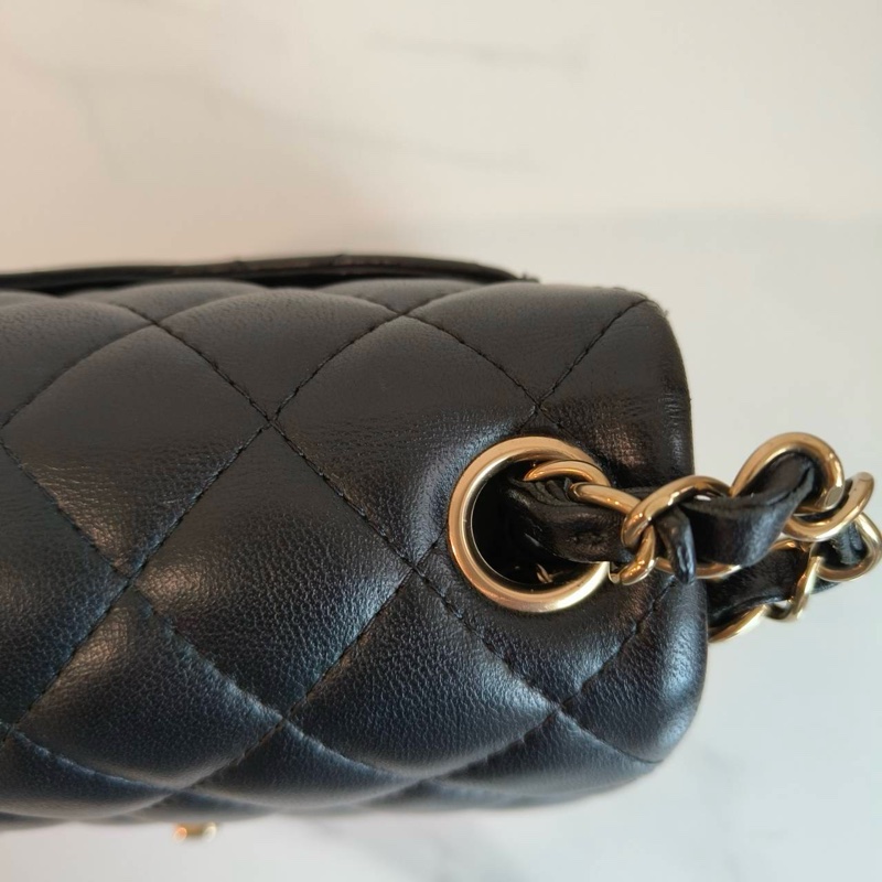 Chanel 黑金方胖子-17