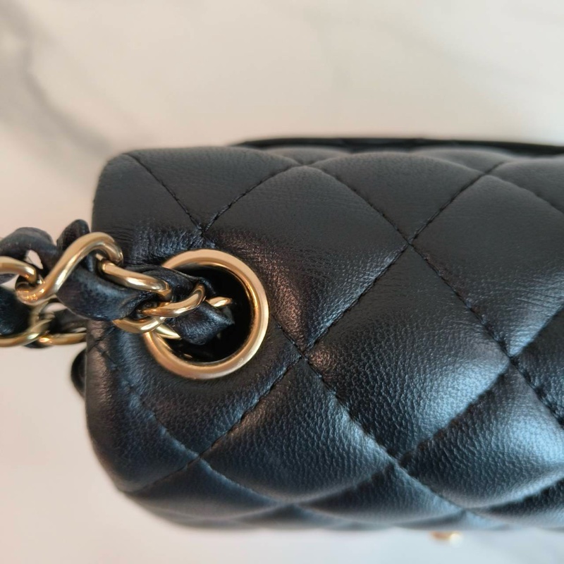 Chanel 黑金方胖子-18