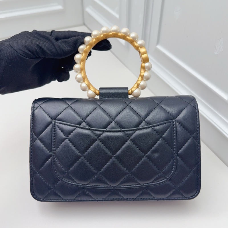 98新Chanel香奈兒珍珠立體手環woc 鏈條包-2