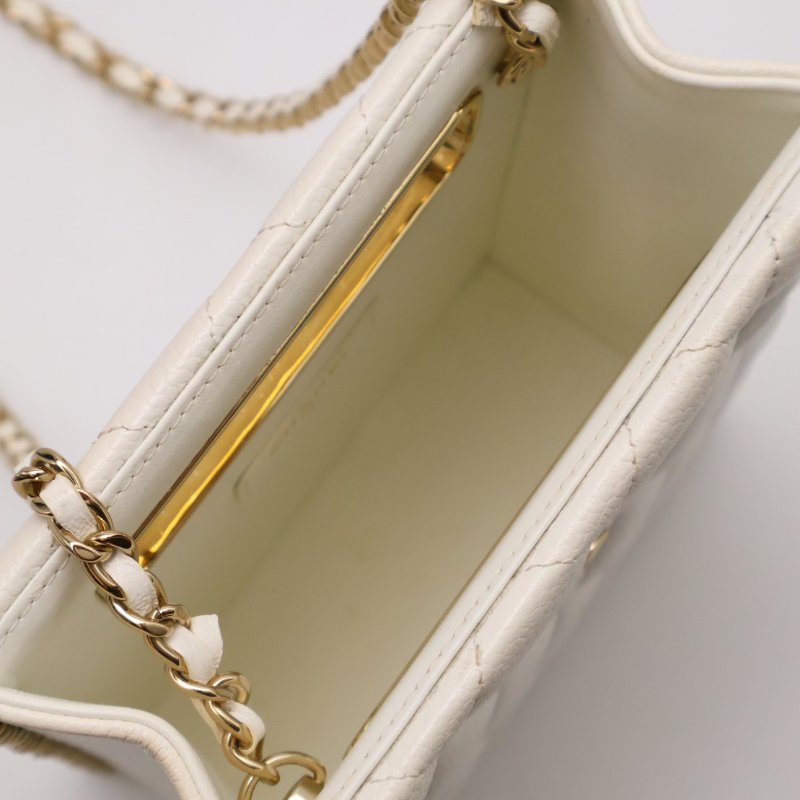 CHANEL 22S盒子晚宴包 - 白金-2