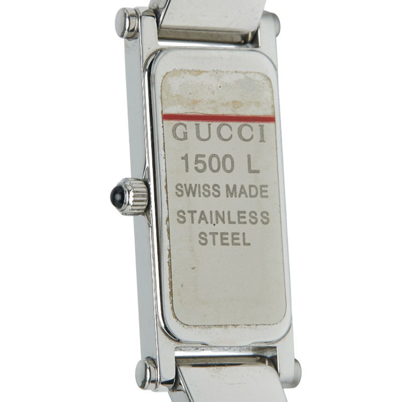 Gucci 手環表,淺藍色錶盤,1500L 石英機芯,不鏽鋼,女士,GUCCI-3