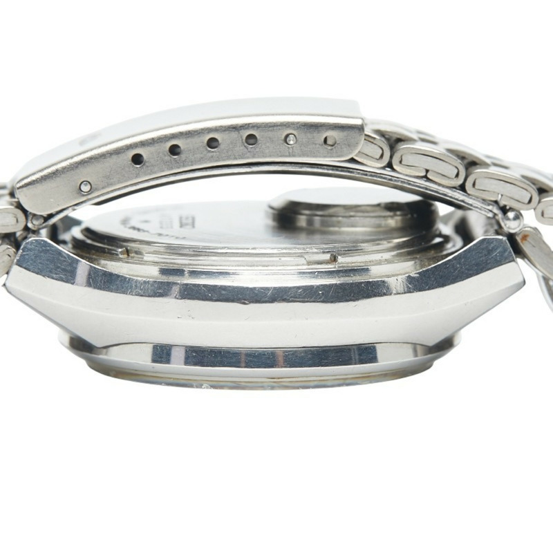 精工 3 指針星期日曆型手錶 3863-7010 石英銀色錶盤不鏽鋼女款-6