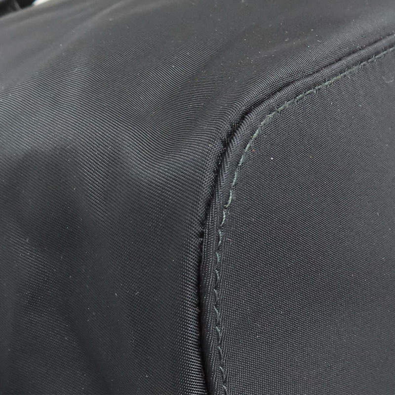 黑色尼龍 Re-Nylon 後背包 銀扣 1BZ070【PRADA 普拉達】 1BZ070-14