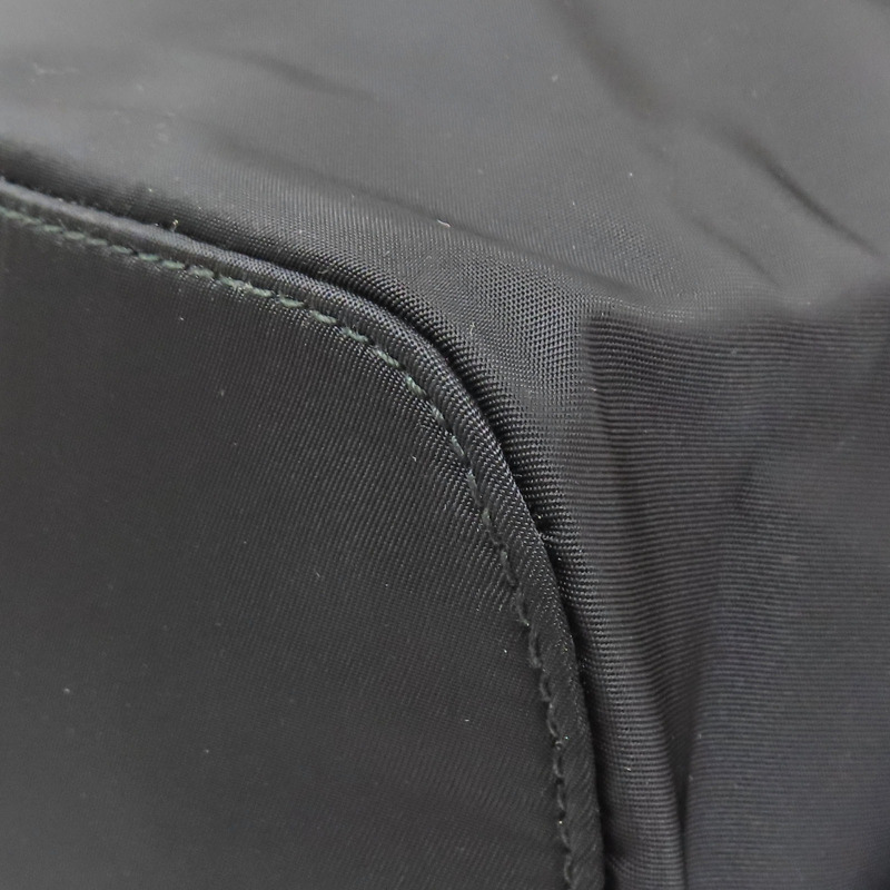 黑色尼龍 Re-Nylon 後背包 銀扣 1BZ070【PRADA 普拉達】 1BZ070-15