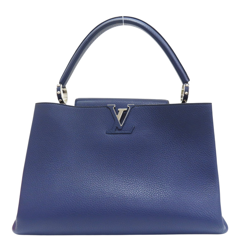 藍色 牛皮 Copucines MM 手提包【LOUIS VUITTON LV 路易威登】 M94665-0