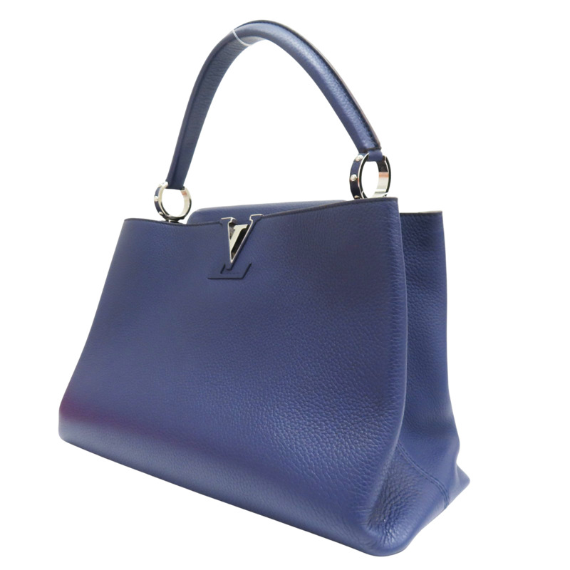 藍色 牛皮 Copucines MM 手提包【LOUIS VUITTON LV 路易威登】 M94665-2