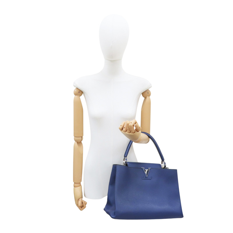 藍色 牛皮 Copucines MM 手提包【LOUIS VUITTON LV 路易威登】 M94665-8