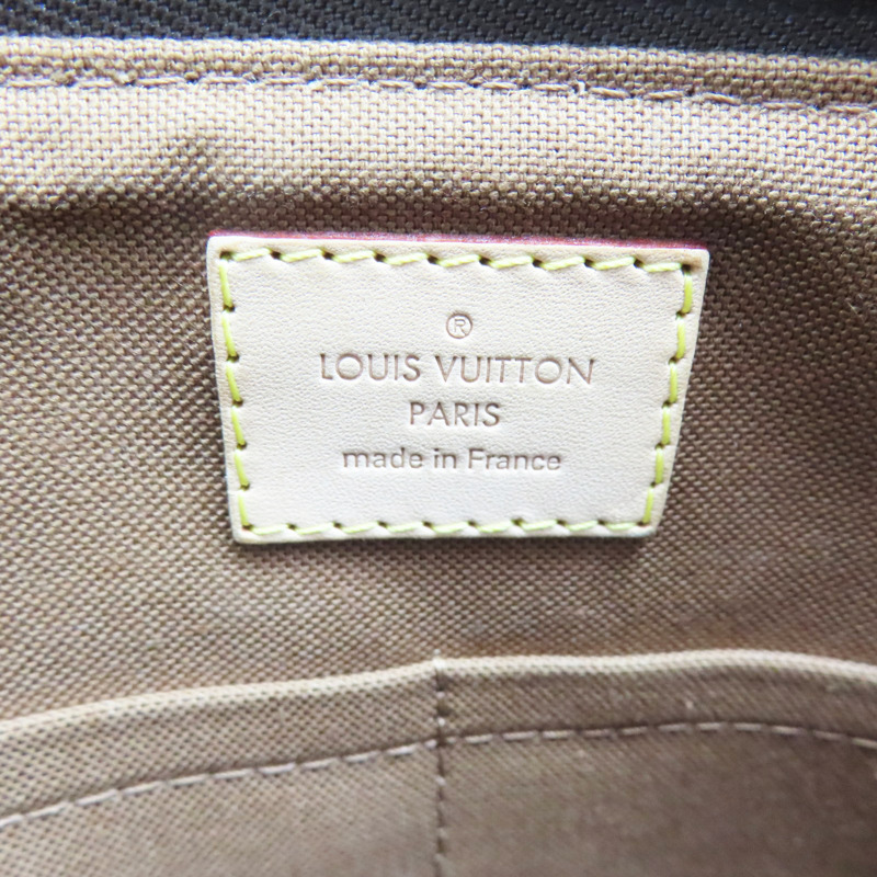 棕色 原花帆布 Palermo PM 兩用包【LOUIS VUITTON LV 路易威登】 M40145-5