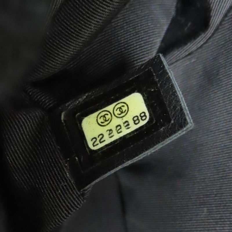 黑色 山型紋 牛皮 Boy28 肩背包 (無卡)【CHANEL 香奈兒】 A92193-8