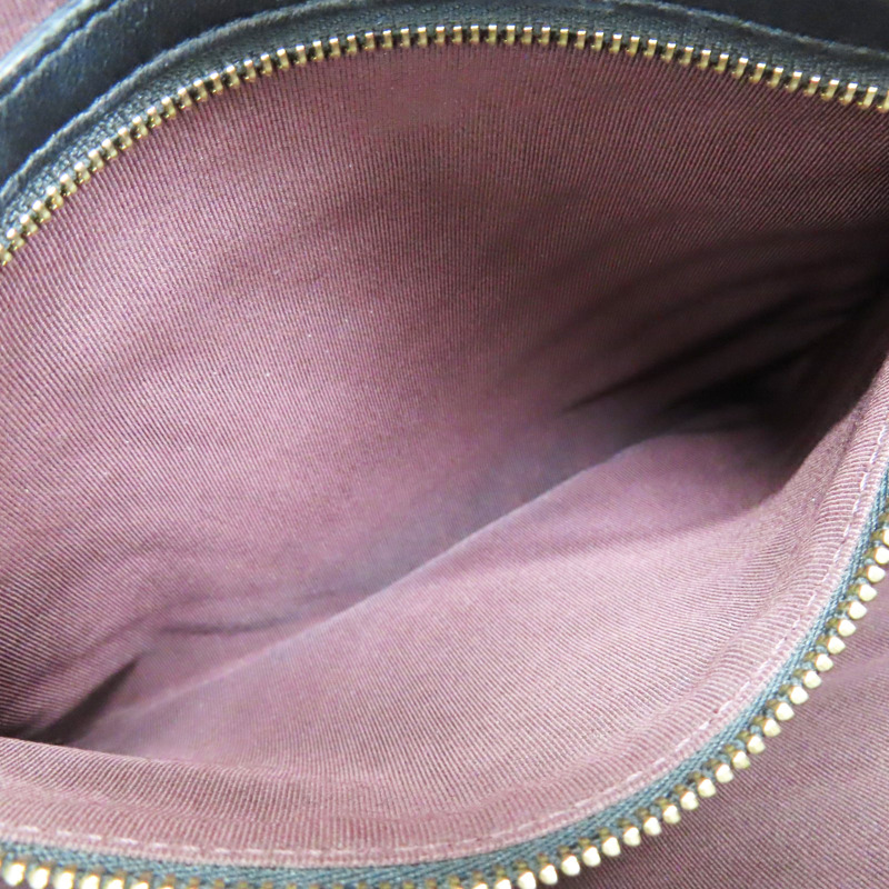 黑色 山羊皮 山型紋 手拿包【CHANEL 香奈兒】-5