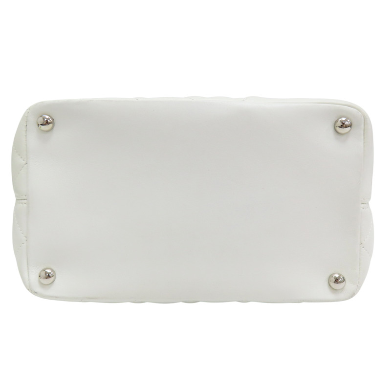 白色 牛皮 康朋 肩背包【CHANEL 香奈兒】-3