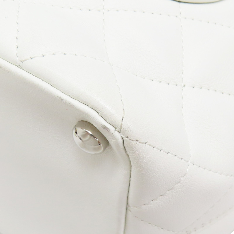 白色 牛皮 康朋 肩背包【CHANEL 香奈兒】-14