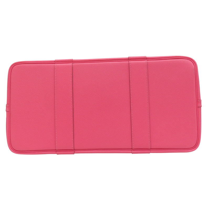 粉色 Epsom牛皮 Garden Party 36 手提包 銀扣 D刻【HERMES 愛馬仕】-3