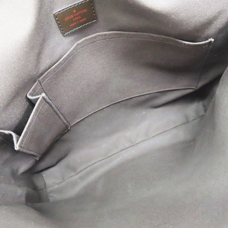 棕色 棋盤格 原花 PVC塗層帆布 Brooklyn MM 肩背包【LOUIS VUITTON LV 路易威登】 N51211-4