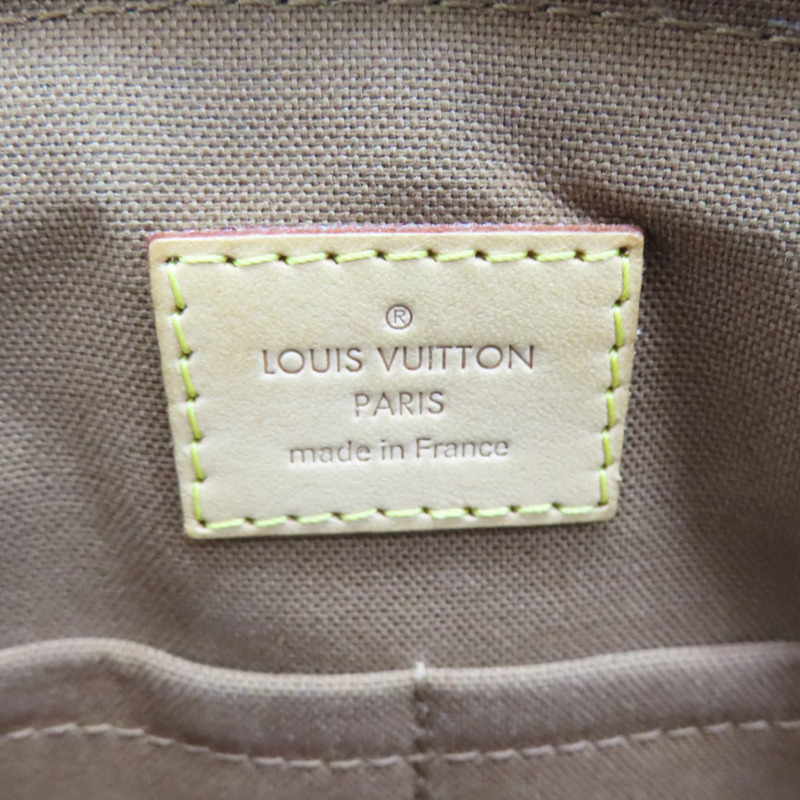 棕色 原花 PVC塗層帆布 Tivoli PM 肩背包【LOUIS VUITTON LV 路易威登】 M40143-5