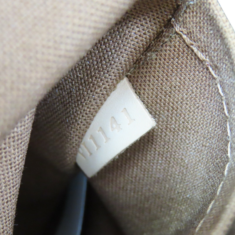 棕色 原花 PVC塗層帆布 Tivoli PM 肩背包【LOUIS VUITTON LV 路易威登】 M40143-6