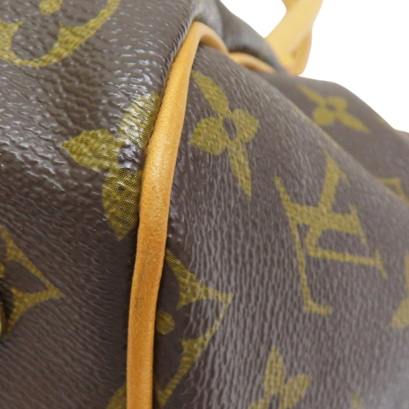 棕色 原花 PVC塗層帆布 Tivoli PM 肩背包【LOUIS VUITTON LV 路易威登】 M40143-9