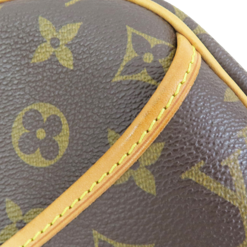 棕色 原花帆布 Trouville 手提包 小珍包【LOUIS VUITTON LV 路易威登】 M42228-15
