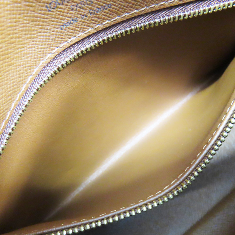 棕色 原花 PVC塗層帆布 Boulogne 30 肩背包【LOUIS VUITTON LV 路易威登】 M51265-5