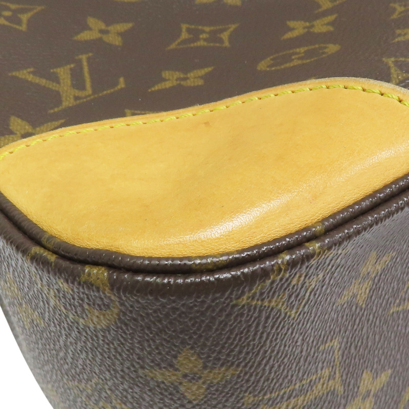 棕色 原花 PVC塗層帆布 Boulogne 30 肩背包【LOUIS VUITTON LV 路易威登】 M51265-11