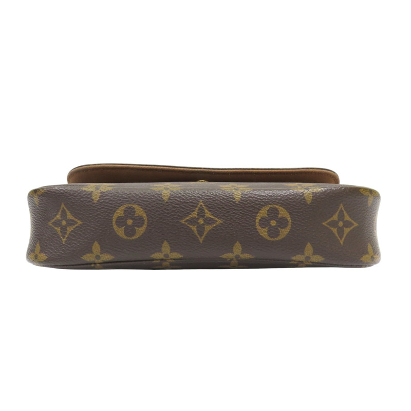 棕色 原花帆布 Wallet on Chain Ivy 肩背包【LOUIS VUITTON LV 路易威登】 M81911-3