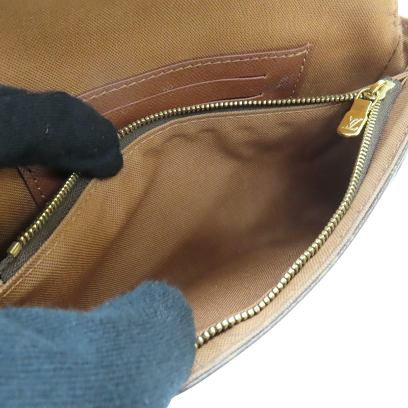 棕色 原花帆布 Wallet on Chain Ivy 肩背包【LOUIS VUITTON LV 路易威登】 M81911-5