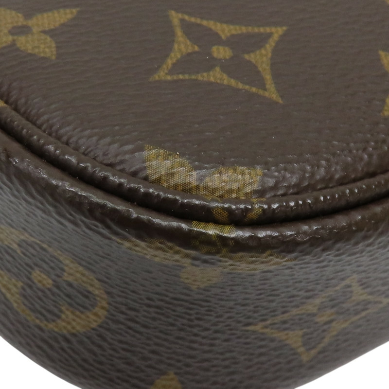 棕色 原花帆布 Wallet on Chain Ivy 肩背包【LOUIS VUITTON LV 路易威登】 M81911-11