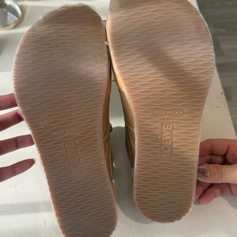 LOEWE Ballet Runner 2.0 棕色芭蕾德訓鞋 37號-14