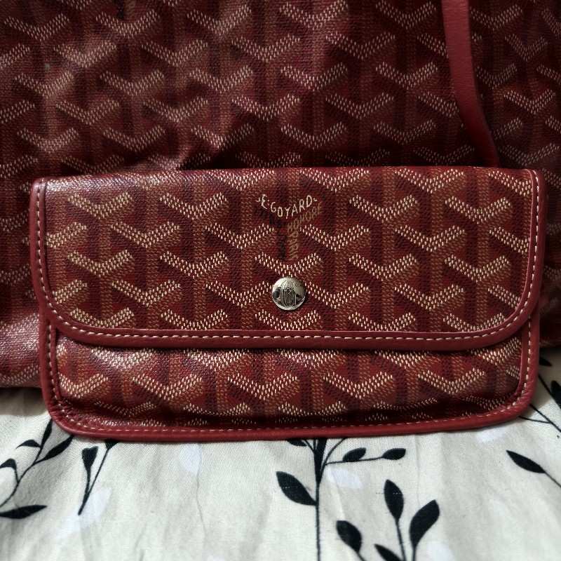 Goyard紅色購物包-2