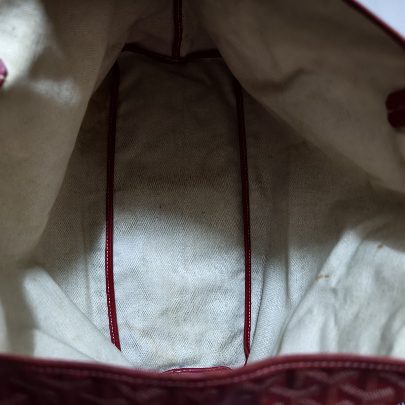 Goyard紅色購物包-9