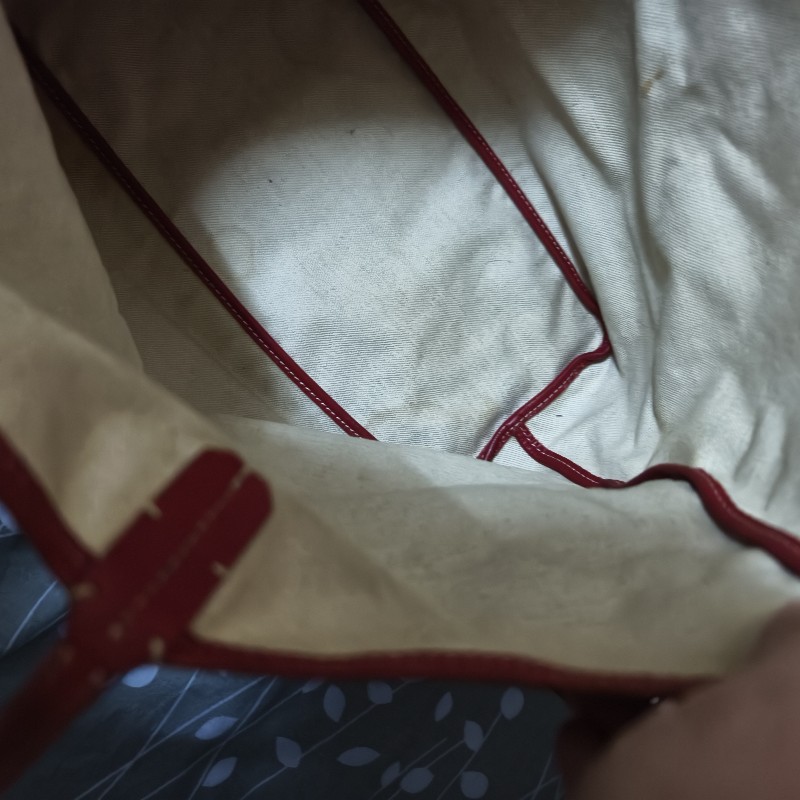 Goyard紅色購物包-10