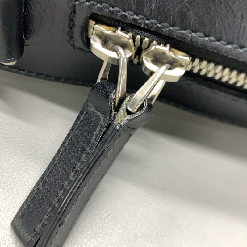 GUCCI古馳 老花Logo紅綠條紋織帶 帆布拼皮 電腦公事包 肩背斜背手提包 男款 烏木色/黑色-13