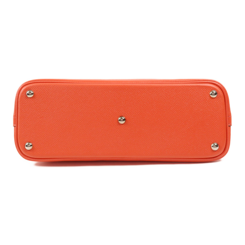 HERMES Epsom皮革Bolide 27銀扣手挽肩背兩用袋Capucine-3