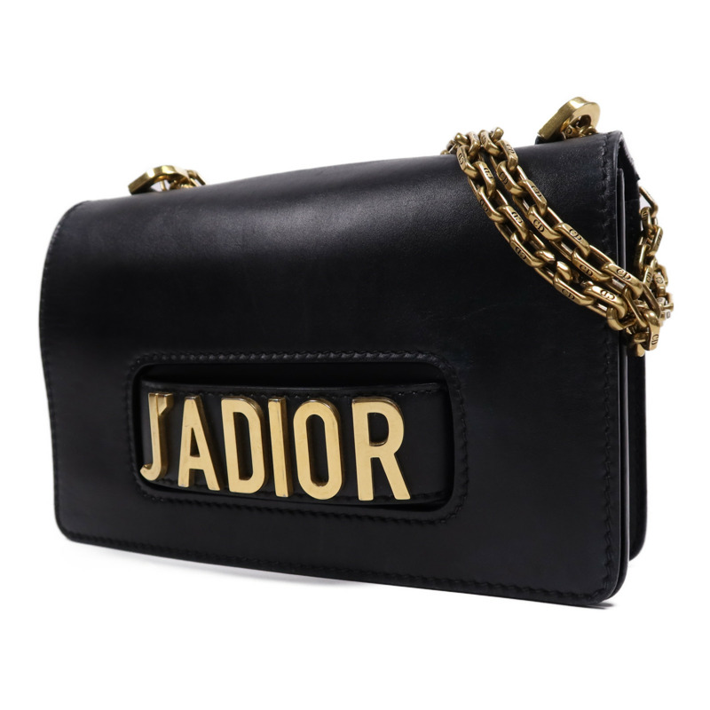 Dior 牛皮皮革Jadior金扣鏈帶肩背袋-2