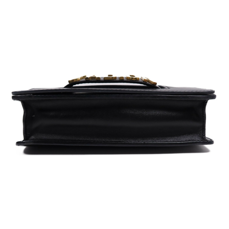 Dior 牛皮皮革Jadior金扣鏈帶肩背袋-3