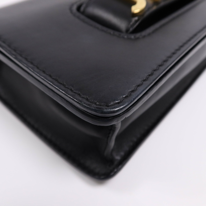 Dior 牛皮皮革Jadior金扣鏈帶肩背袋-5