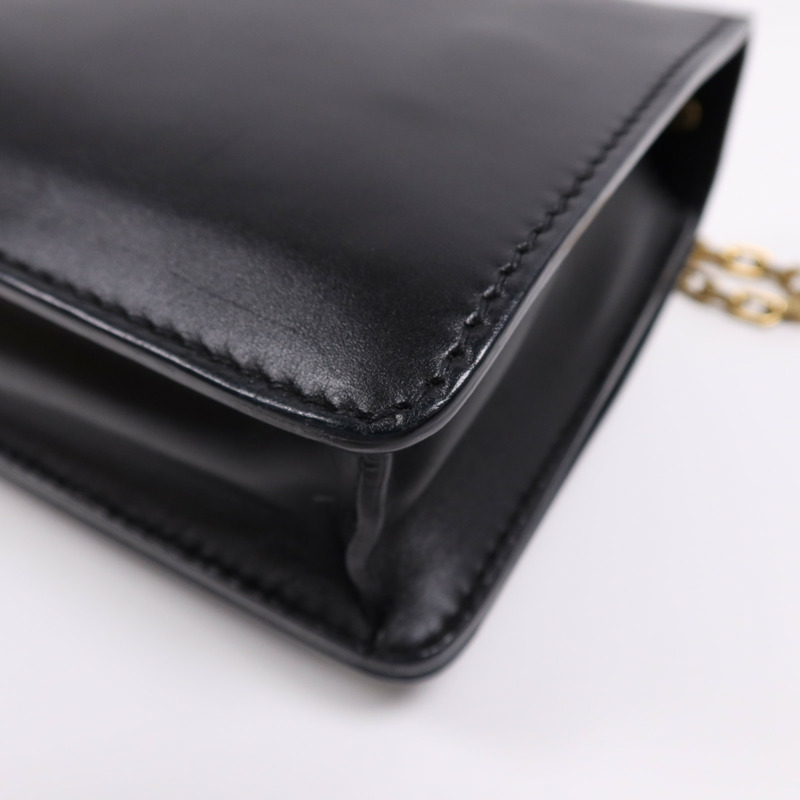 Dior 牛皮皮革Jadior金扣鏈帶肩背袋-6