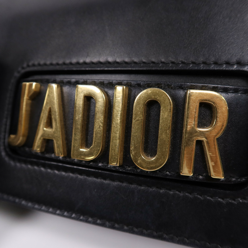 Dior 牛皮皮革Jadior金扣鏈帶肩背袋-8