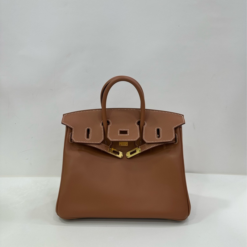 Hermes 愛馬仕 birkin25 Jonathan皮、金棕金扣U刻、99新近閒置,膜都在,原購證-1